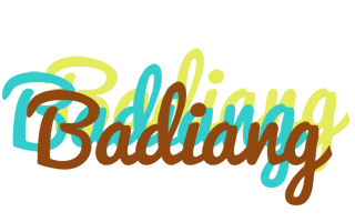 Badiang cupcake logo