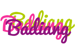 Badiang flowers logo