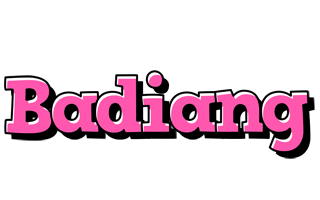 Badiang girlish logo