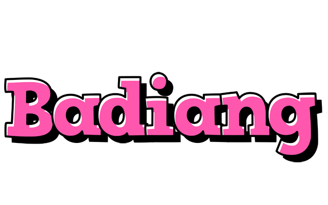Badiang girlish logo