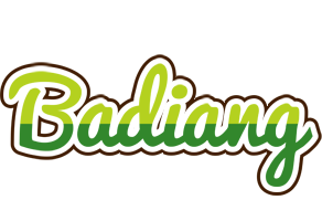 Badiang golfing logo