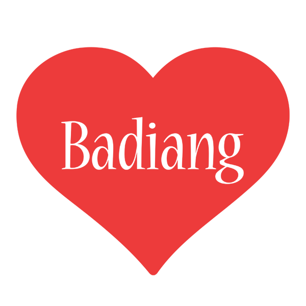 Badiang love logo