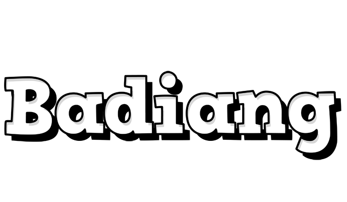 Badiang snowing logo