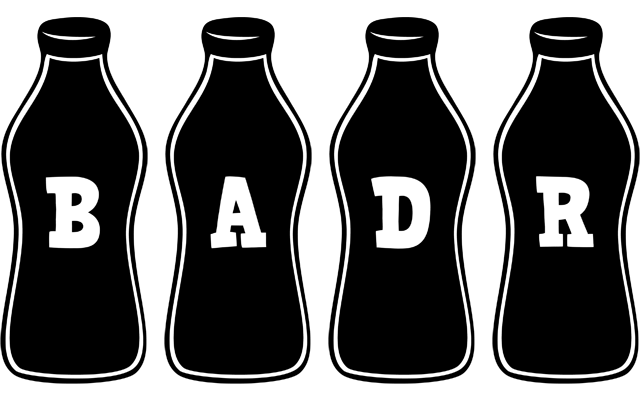 Badr bottle logo