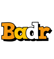 Badr cartoon logo
