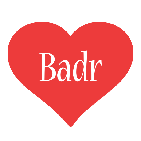 Badr love logo