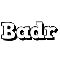 Badr snowing logo