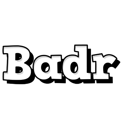 Badr snowing logo