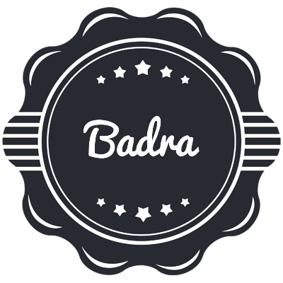 Badra badge logo