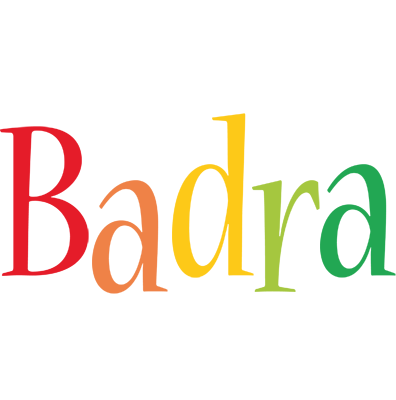 Badra birthday logo