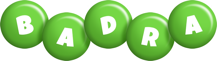 Badra candy-green logo
