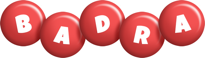 Badra candy-red logo