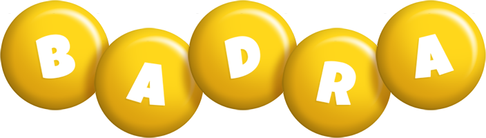 Badra candy-yellow logo