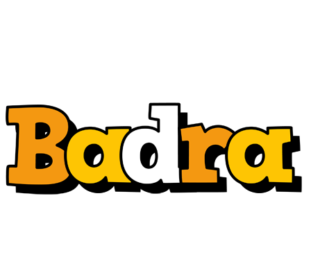Badra cartoon logo