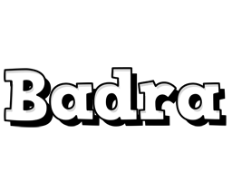 Badra snowing logo