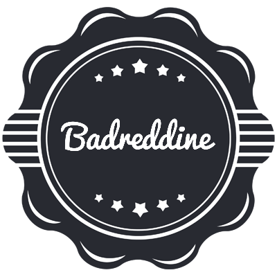 Badreddine badge logo