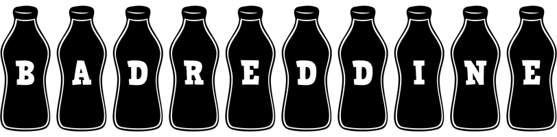 Badreddine bottle logo