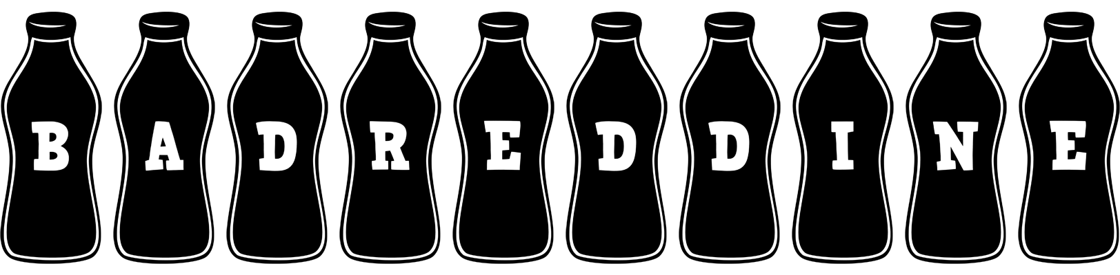 Badreddine bottle logo