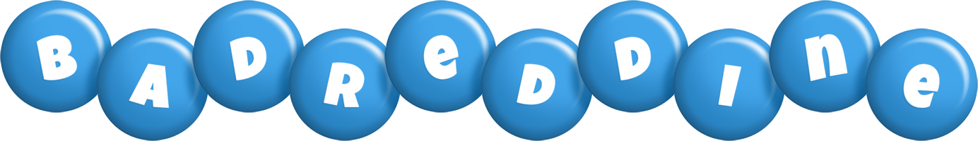 Badreddine candy-blue logo