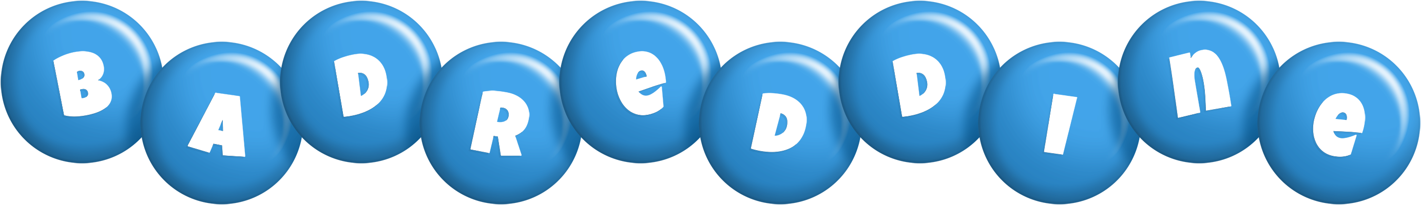 Badreddine candy-blue logo