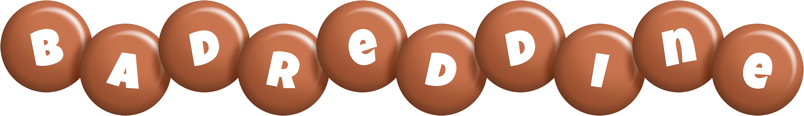 Badreddine candy-brown logo