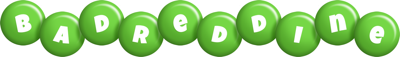 Badreddine candy-green logo