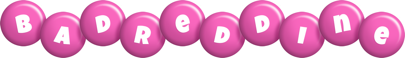 Badreddine candy-pink logo