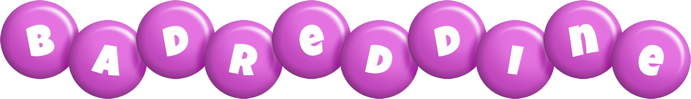 Badreddine candy-purple logo