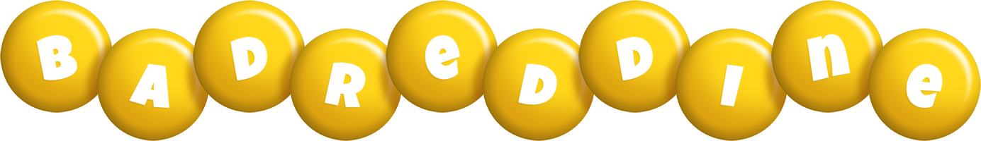 Badreddine candy-yellow logo