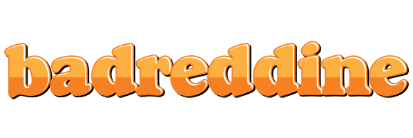 Badreddine orange logo