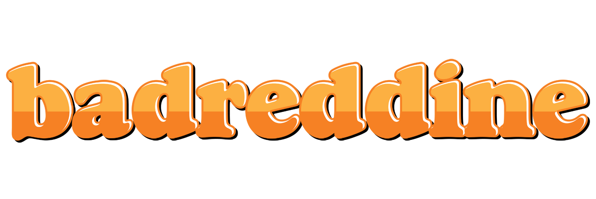 Badreddine orange logo