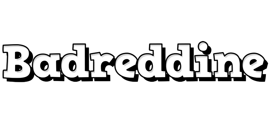 Badreddine snowing logo