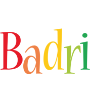 Badri birthday logo