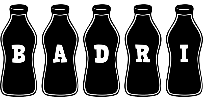 Badri bottle logo