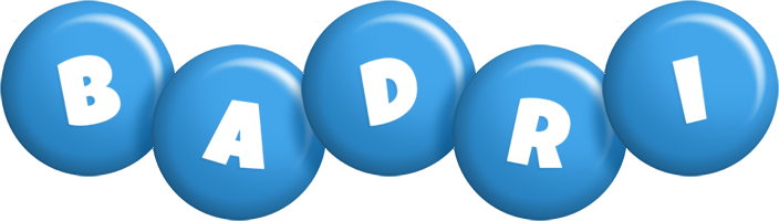 Badri candy-blue logo
