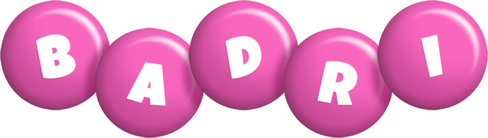 Badri candy-pink logo