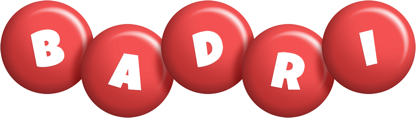 Badri candy-red logo