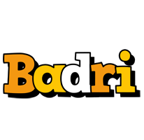 Badri cartoon logo