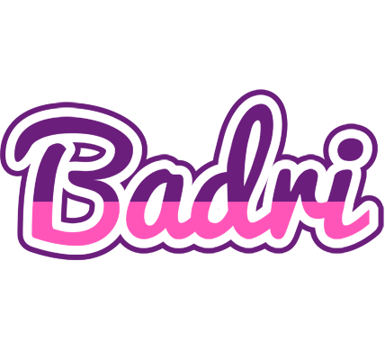 Badri cheerful logo