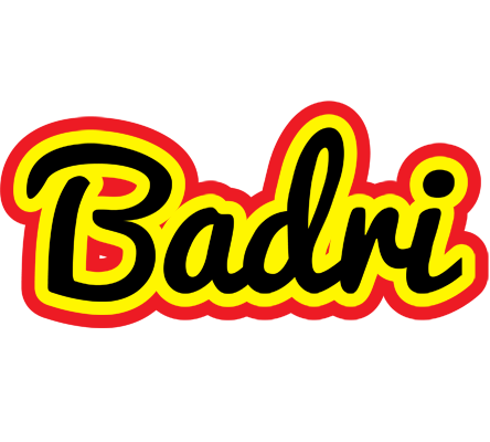 Badri flaming logo
