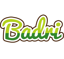 Badri golfing logo