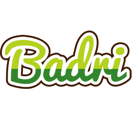 Badri golfing logo