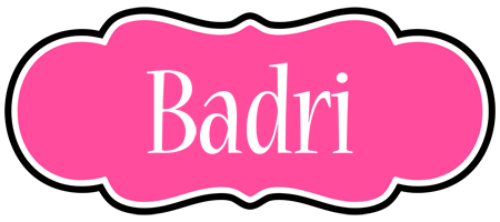 Badri invitation logo