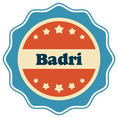 Badri labels logo