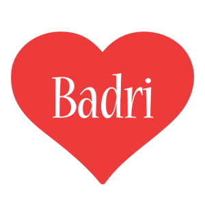 Badri love logo