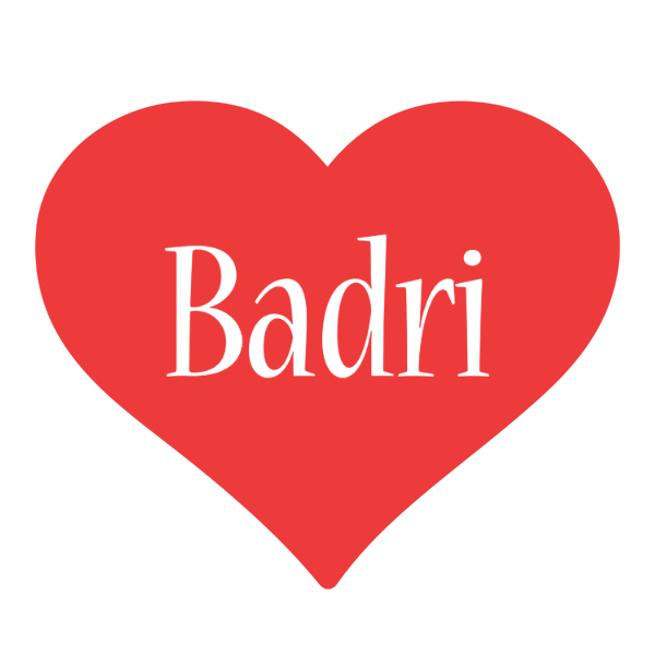 Badri love logo