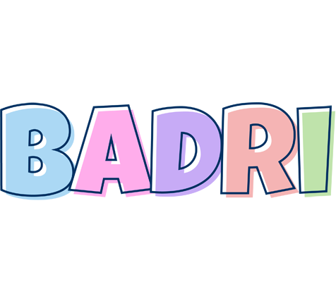 Badri pastel logo