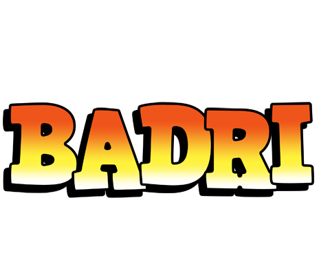 Badri sunset logo