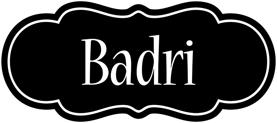 Badri welcome logo