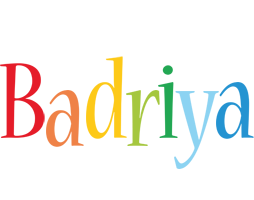 Badriya birthday logo